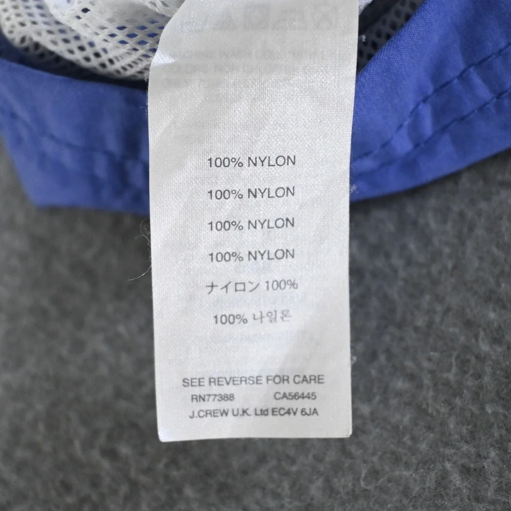 J.Crew Mens Striped Board Shorts 35 Blue Red White